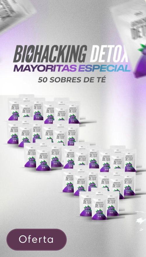 Biohacking Detox Mayorista Especial (50 Pack) y Envio Gratis